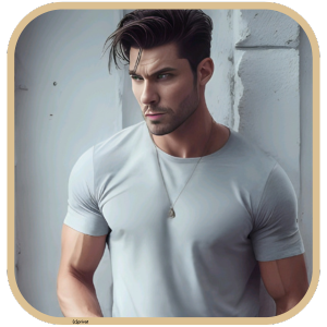 Portrait des Buchcharakters Andrew aus DREI SEELEN