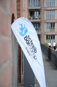 Banner des SchreibBarCamps by tolino media 2025