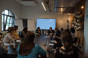 Diskussionsrunde im Hai-Live mit Stream