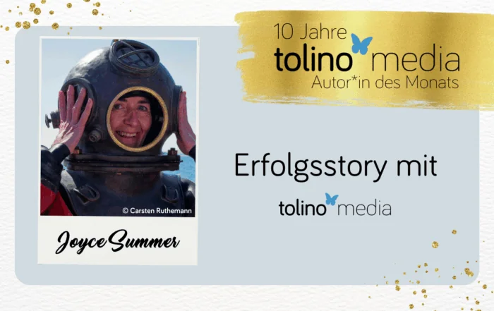 Blogbeitragsbild zum Interview mit Joyce Summer mit Autorenfoto