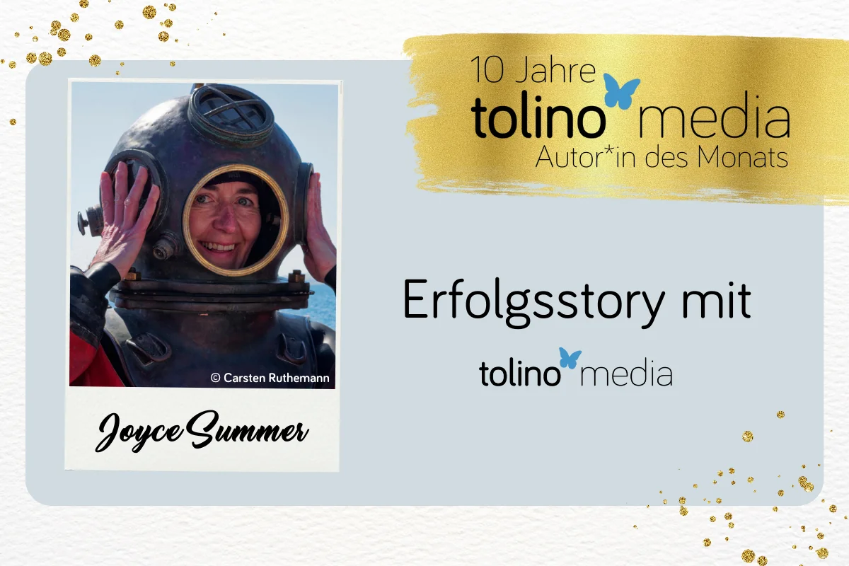Blogbeitragsbild zum Interview mit Joyce Summer mit Autorenfoto