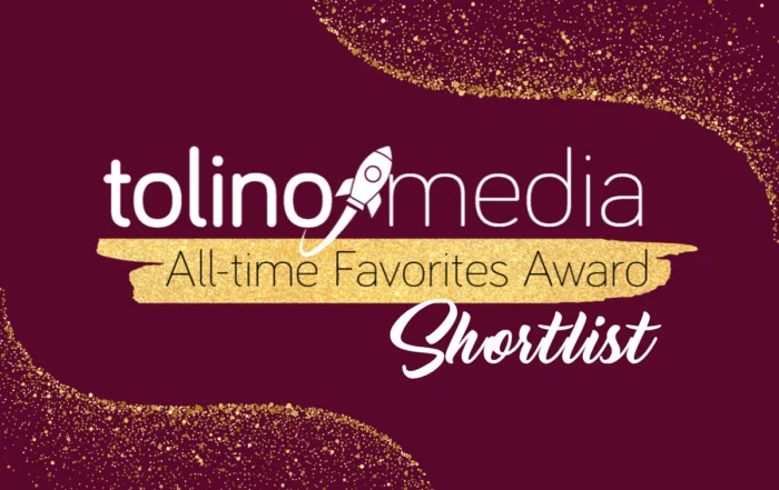 Beitragsbild für die Shortlist 2025 des tolino media All-Time Favorites Award