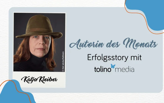 Beitragsbild mit Foto von Katja Kleiber als Autorin des Monats im Januar