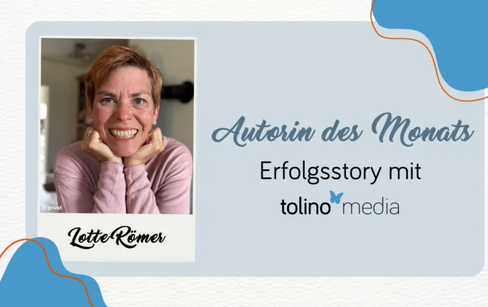 Beitragsbild mit Foto von Lotte Römer als Autorin des Monats im April