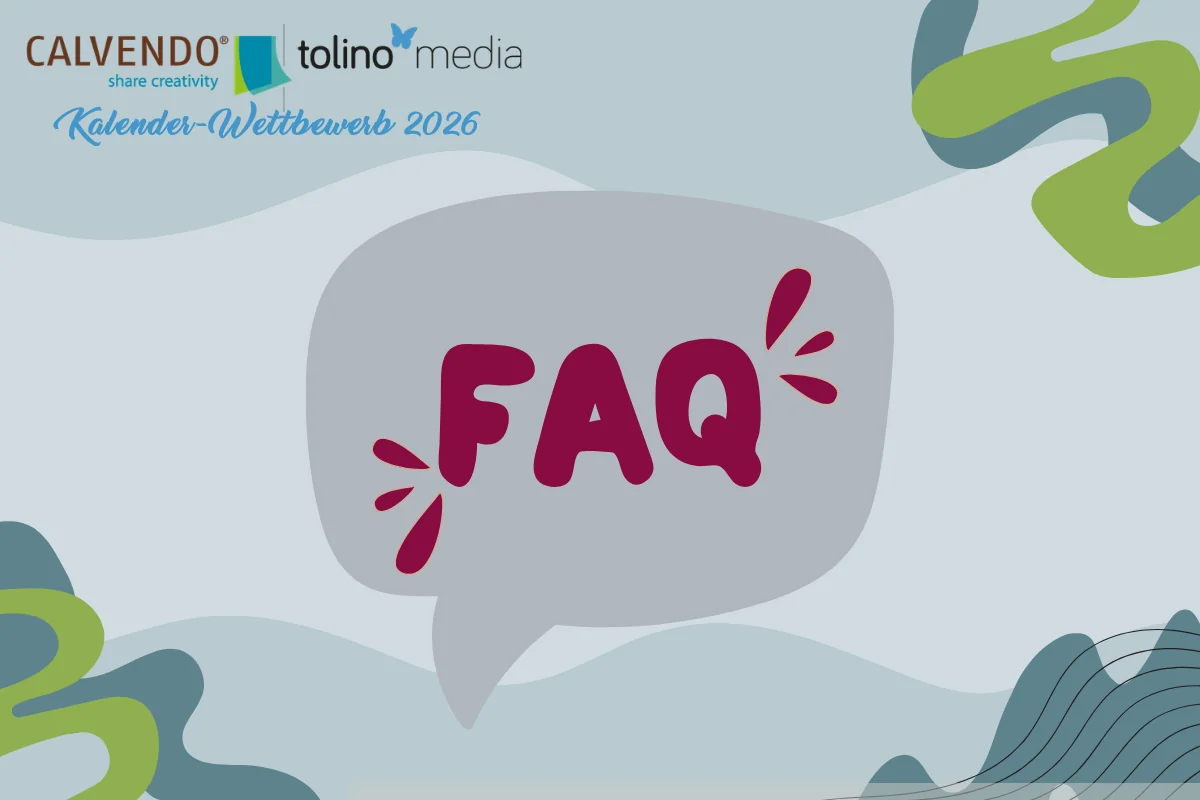 Blogbeitragsbild zum FAQ Kalenderwettbewerb mit CALVENDO