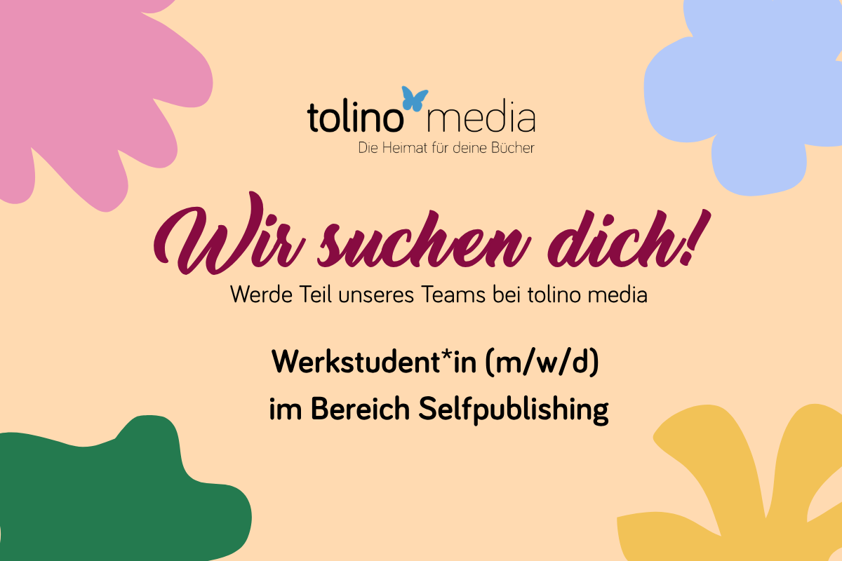 Beitragsbild zur Stellenanzeigen Werkstudent*in Selfpublishing