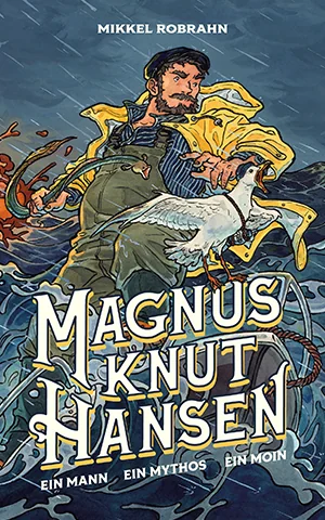 Cover von Magnus Knut Hansen im gelben Regenmantel